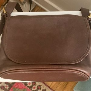 Perfect leather coach bag